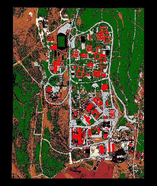 Campus map screenshot